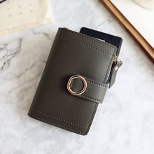 Load image into Gallery viewer, Women Wallets Small Fashion Brand Leather Purse Women Ladies Card Bag For Women 2019 Clutch Women Female Purse Money Clip Wallet