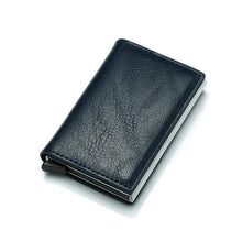 Load image into Gallery viewer, DIENQI Rfid Card Holder Men Wallets Money Bag Male Vintage Black Short Purse 2019 Small Leather Slim Wallets Mini Wallets Thin