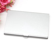 Load image into Gallery viewer, Creative Casual Business Card Case Stainless Steel Aluminum Holder Metal Box Cover Credit Men Business Card Holder Metal Wallet