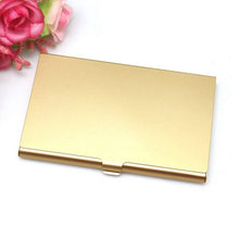 Load image into Gallery viewer, Creative Casual Business Card Case Stainless Steel Aluminum Holder Metal Box Cover Credit Men Business Card Holder Metal Wallet
