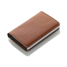 Load image into Gallery viewer, Men Credit Card Holders Business ID Card Case Fashion Automatic RFID Card Holder Aluminium Bank Card Wallets