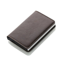Load image into Gallery viewer, Men Credit Card Holders Business ID Card Case Fashion Automatic RFID Card Holder Aluminium Bank Card Wallets